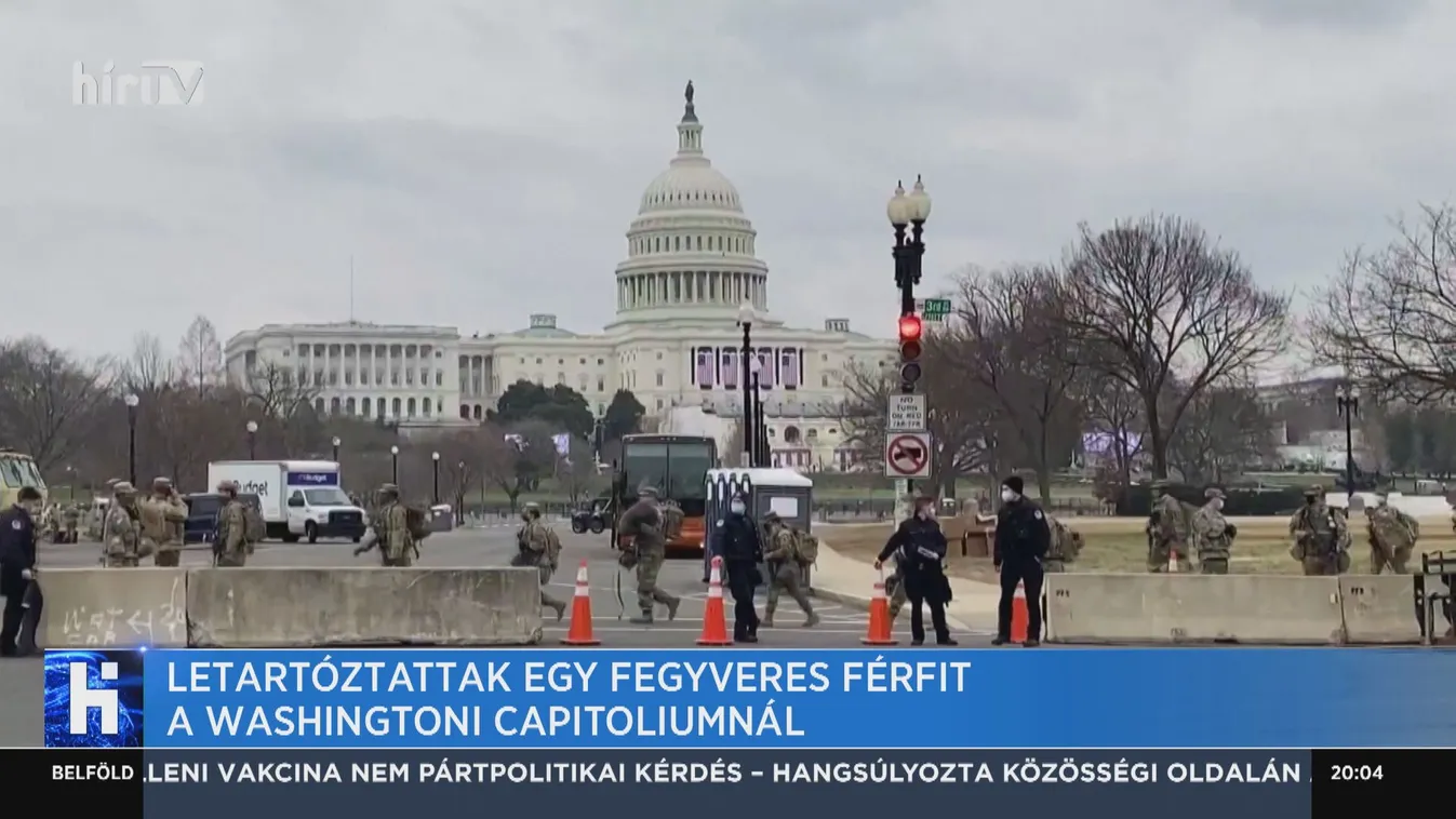 Letartóztattak egy fegyveres férfit a washingtoni Capitoliumnál