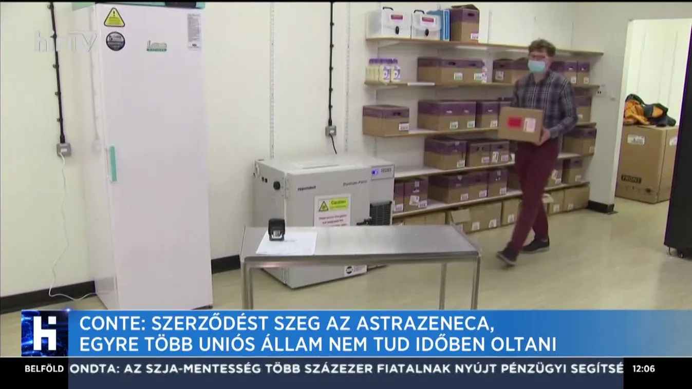 Conte: Szerződést szeg az AstraZeneca, egyre több uniós állam nem tud időben oltani