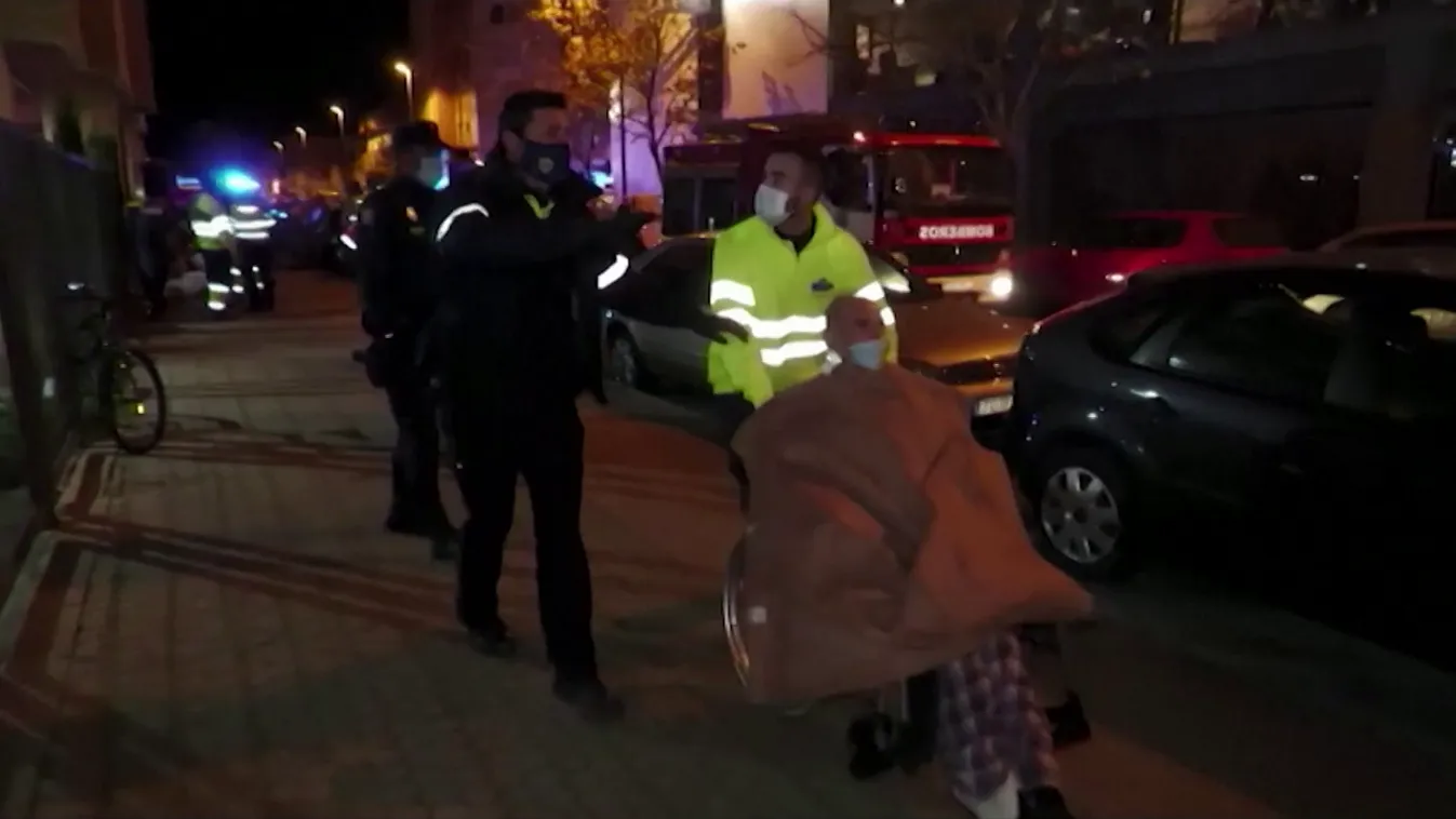 Tűz ütött ki egy spanyolországi idősotthonban