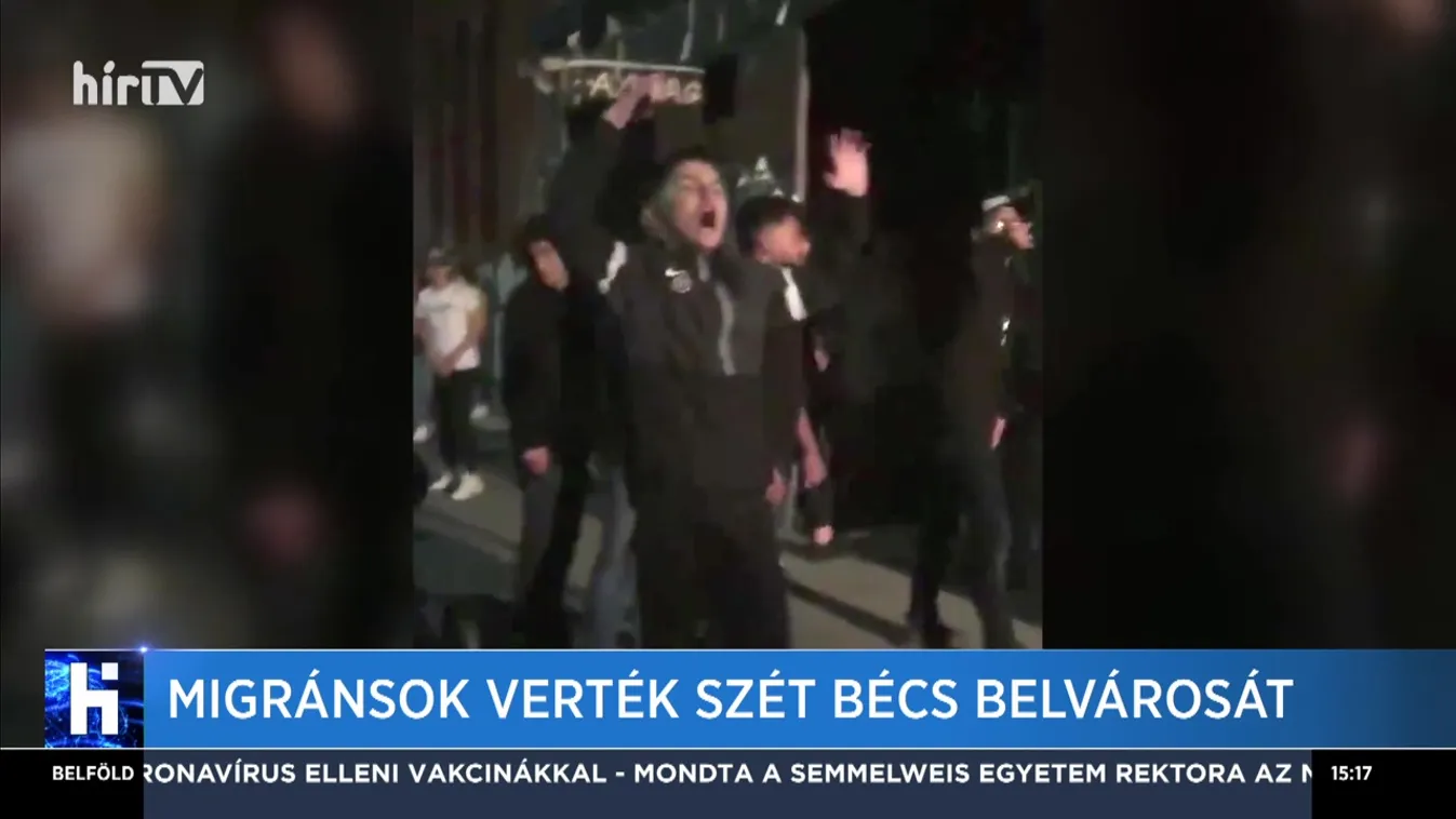 Migránsok verték szét Bécs belvárosát