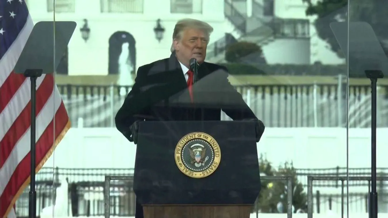 Búcsúbeszédet mondott Donald Trump