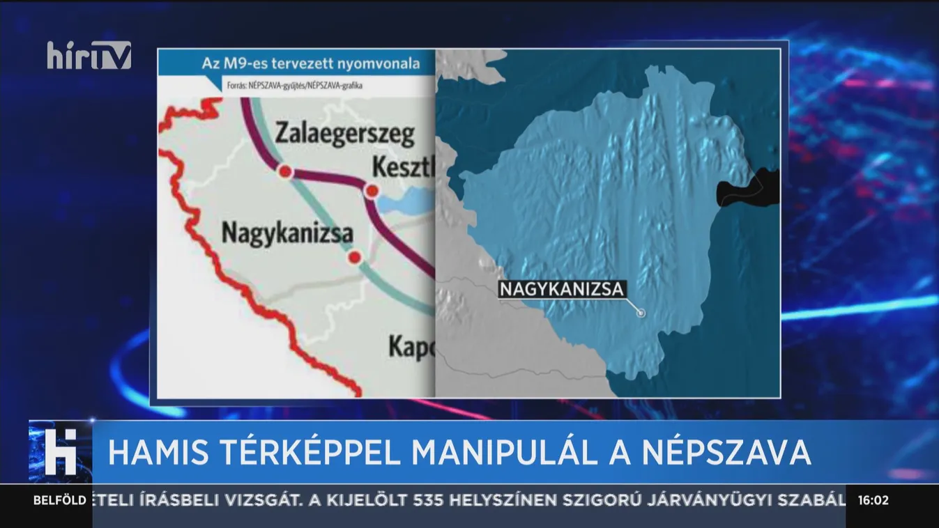 Hamis térképpel manipulál a Népszava