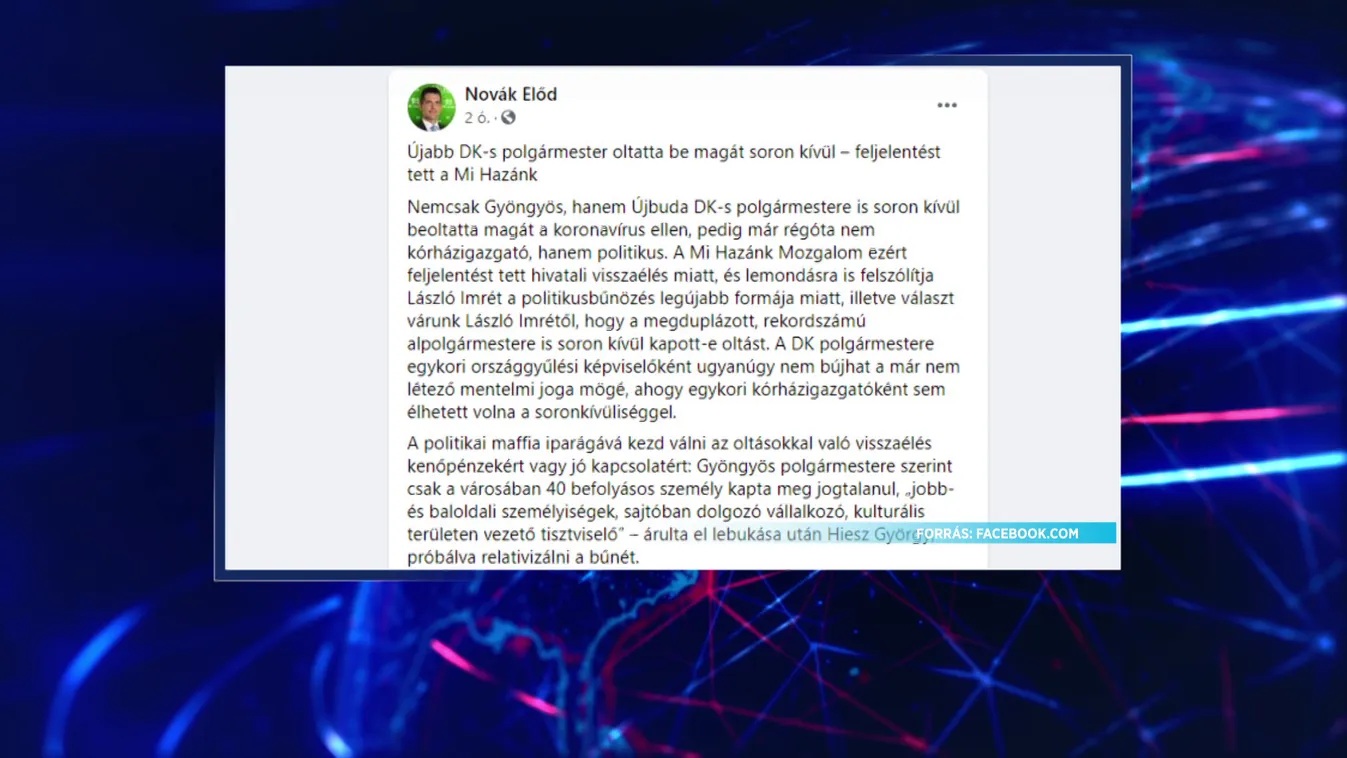 Feljelentette a DK-s László Imrét a Mi Hazánk