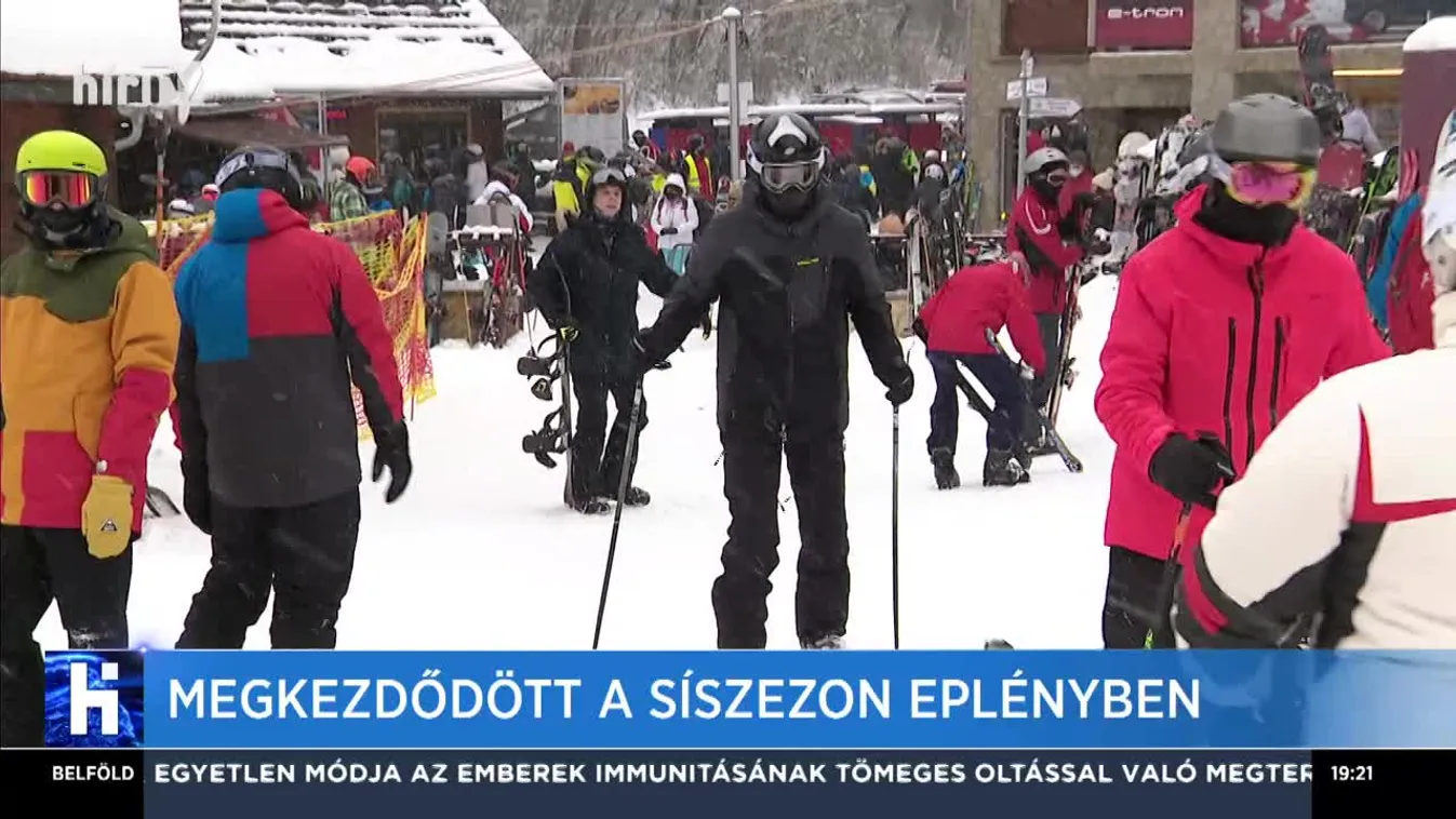 Megkezdődött a síszezon Eplényben