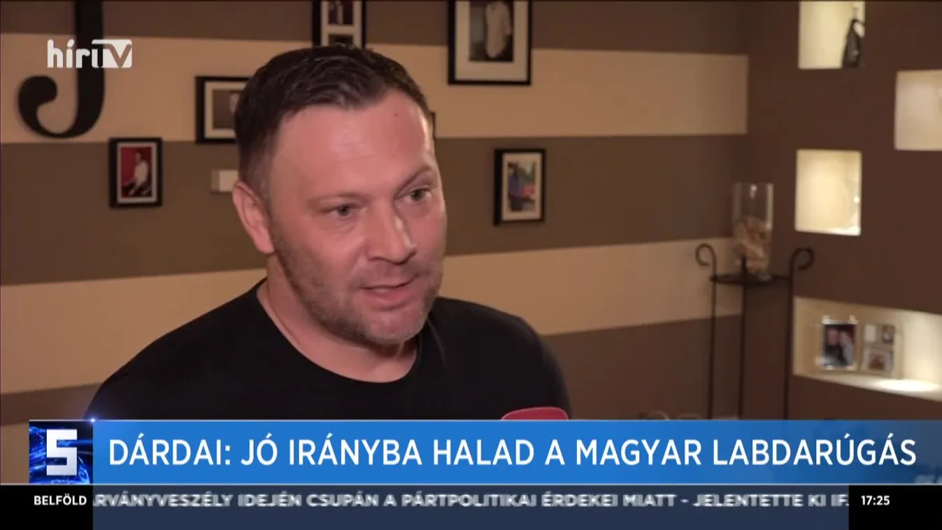 Dárdai: Jó irányba halad a magyar labdarúgás