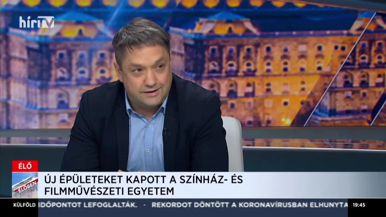 Szarka Gábor: Megdöbbentő állapotok uralkodtak a Színház- és Filmművészeti Egyetemen