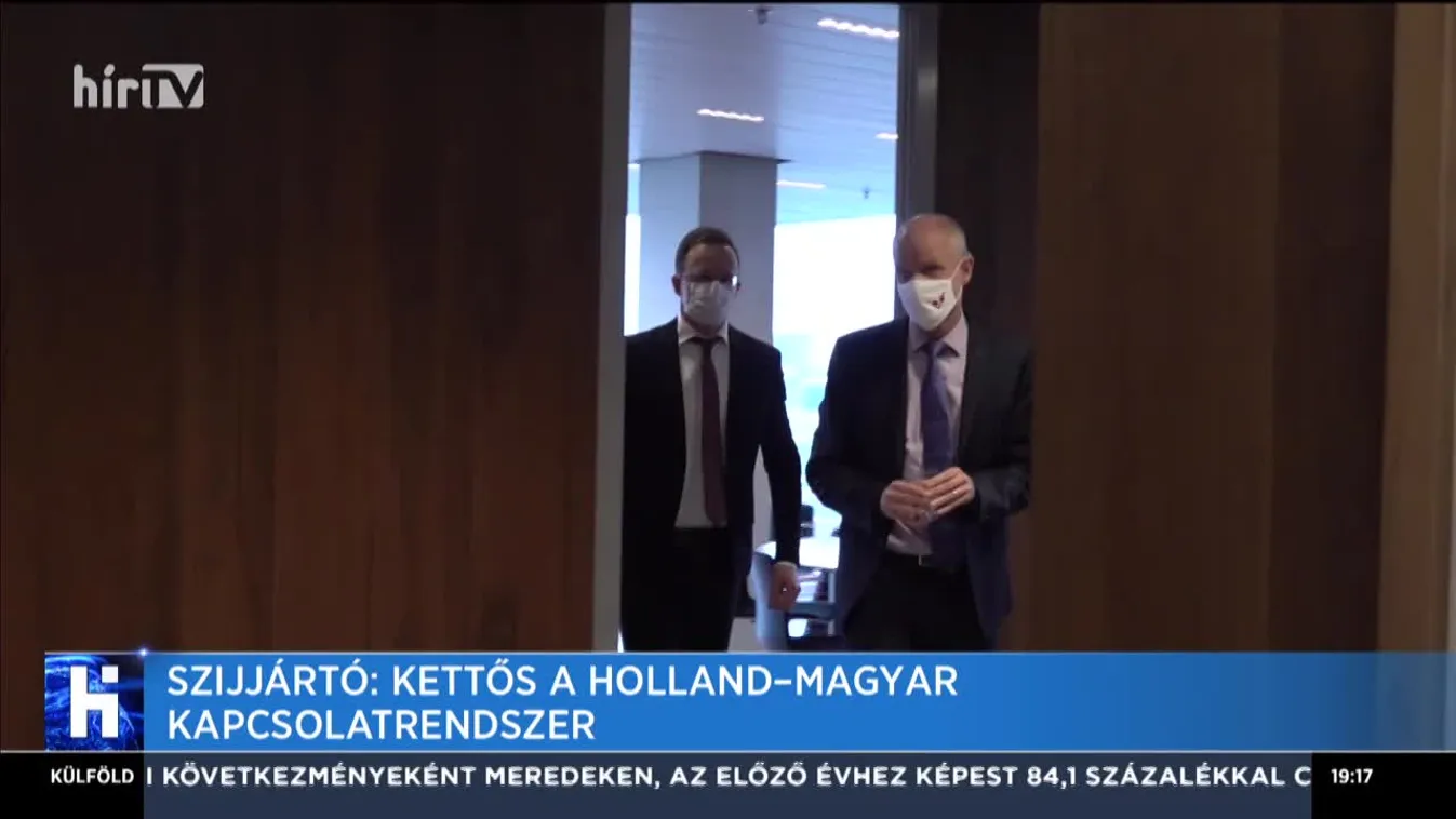 Szijjártó: Kettős a holland-magyar kapcsolatrendszer
