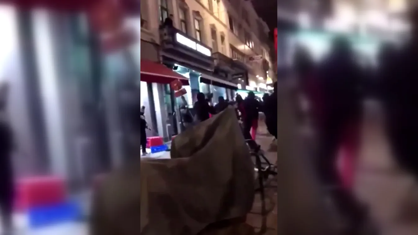 Tömegverekedés volt Brüsszelben