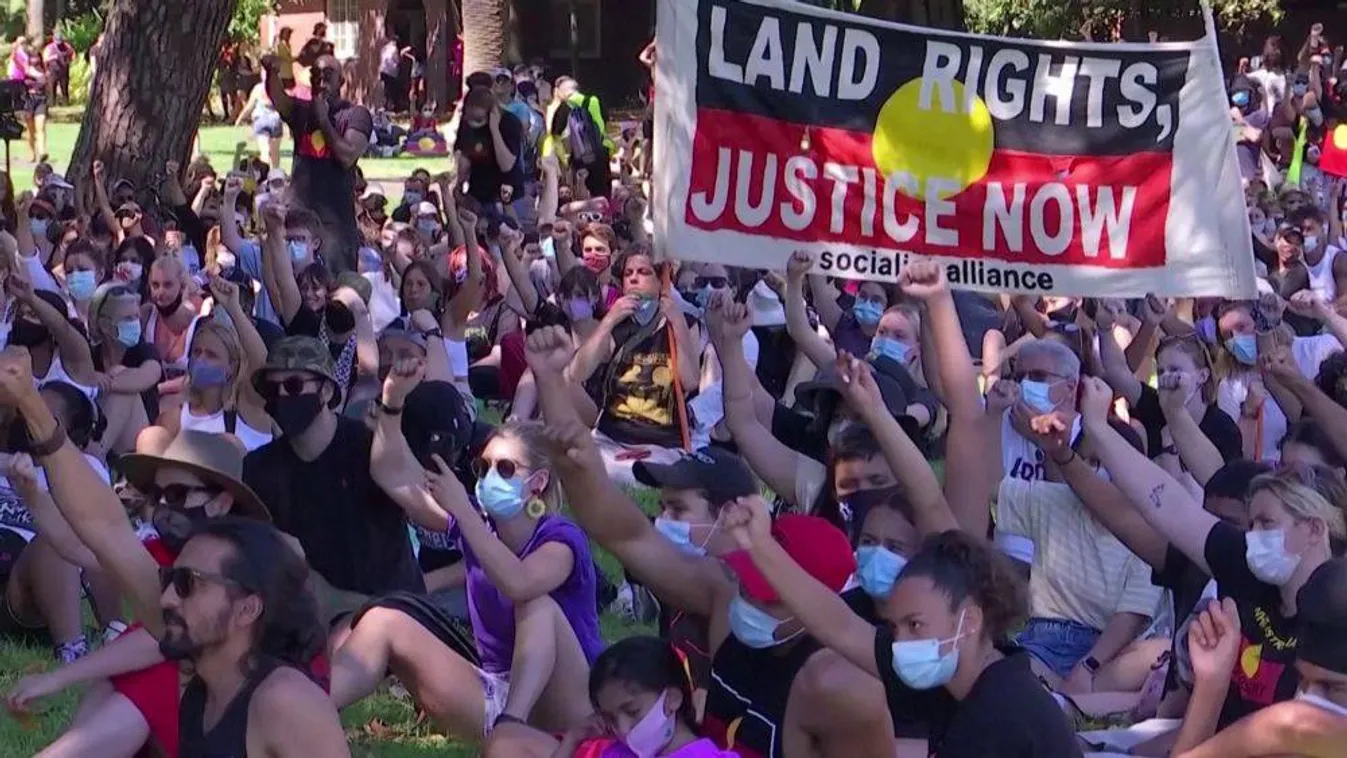 BLM-zászlók alatt tüntettek a legnagyobb nemzeti ünnepen