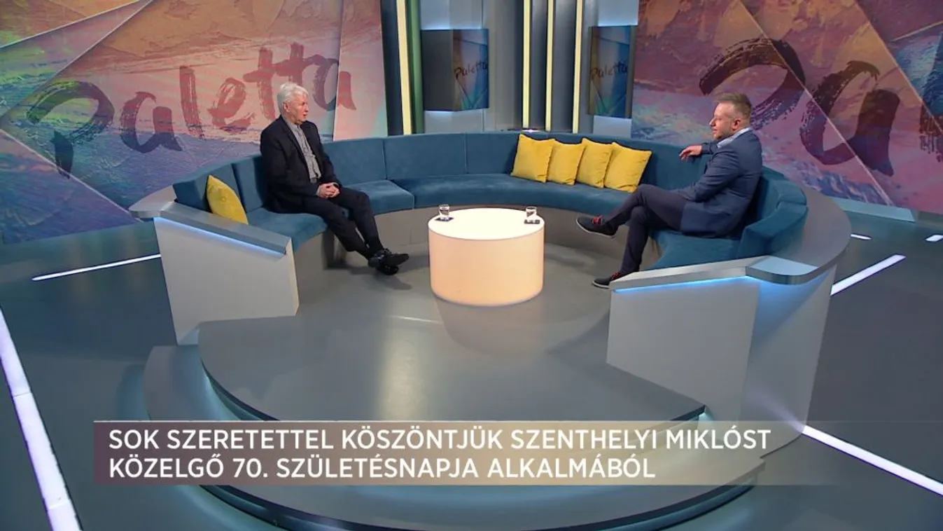 Paletta: Sok szeretettel köszöntjük Szenthelyi Miklóst közelgő 70. születésnapja alkalmából