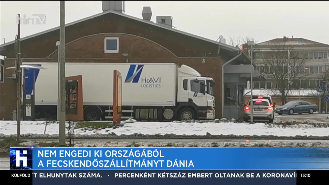 Nem engedi ki országából a fecskendőszállítmányt Dánia