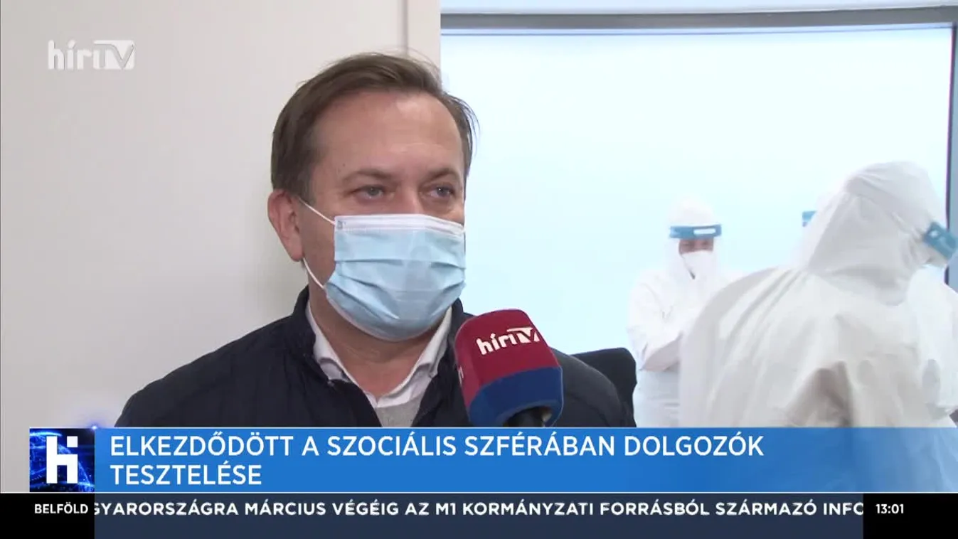 Közel 47 ezer szociális dolgozót tesztelnek a hétvégén