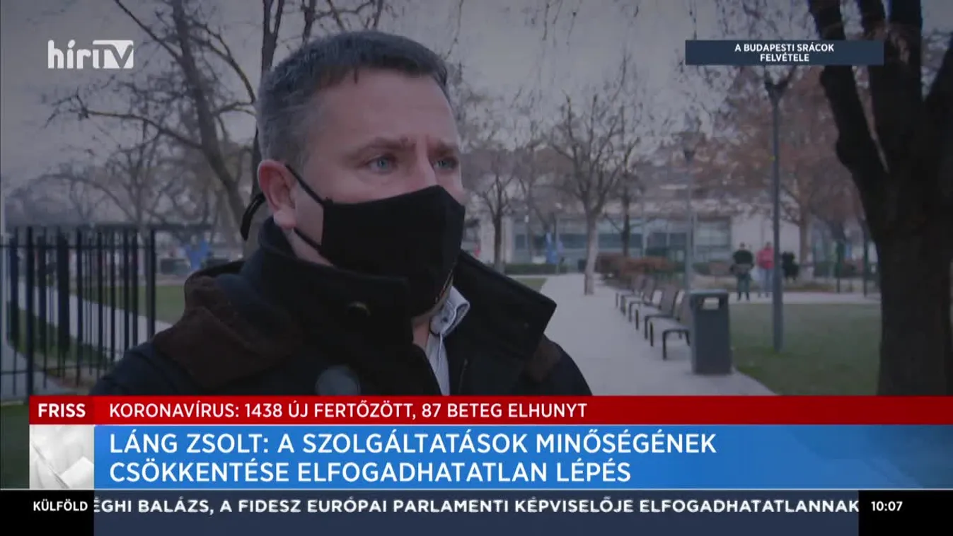 Láng Zsolt: A szolgáltatások minőségének csökkentése elfogadhatatlan lépés