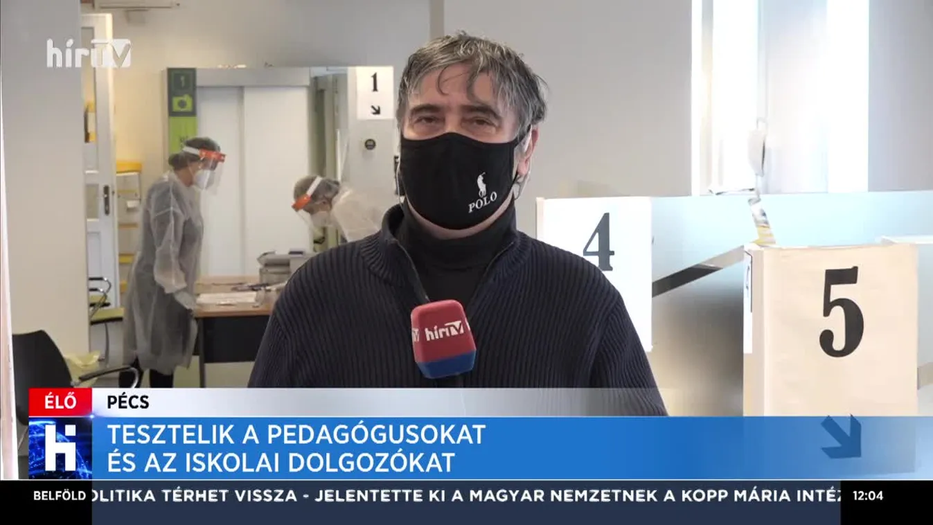 Tesztelik a pedagógusokat és az iskolai dolgozókat