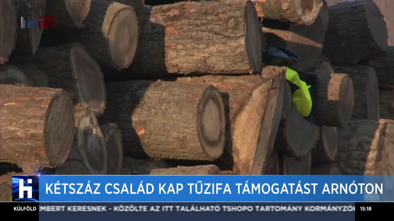Kétszáz család kap tűzifa támogatást Arnóton