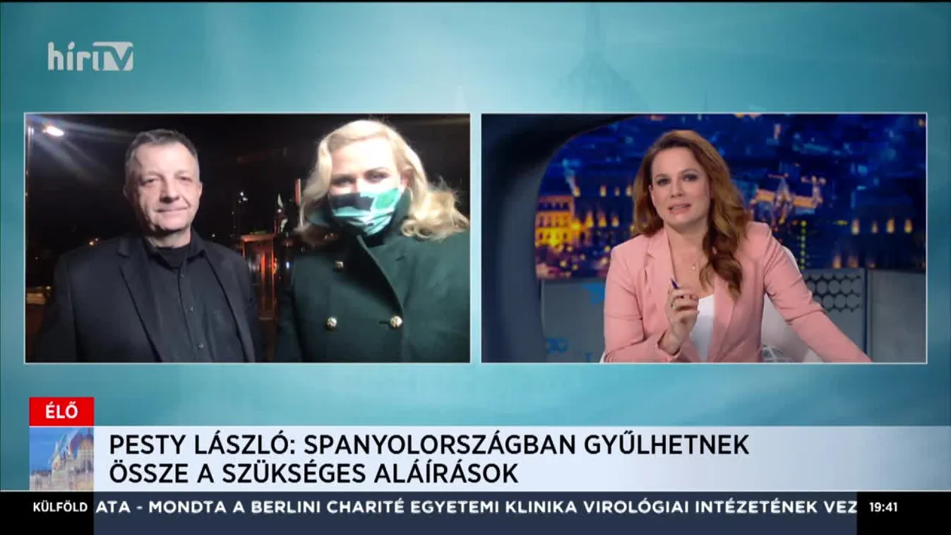 Magyarország élőben Juhász Hajnalkával és Pesty Lászlóval (2021-01-22)