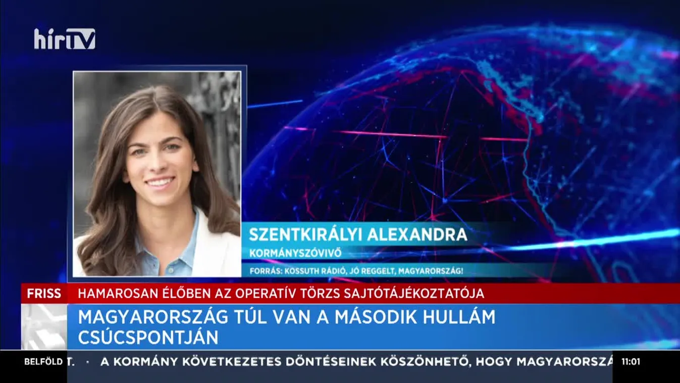 Magyarország túl van a második hullám csúcspontján