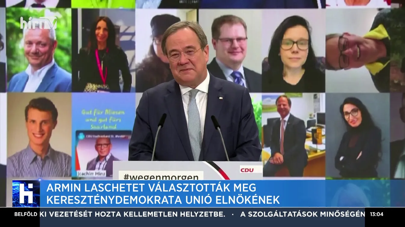 Armin Laschet lett a német CDU új elnöke