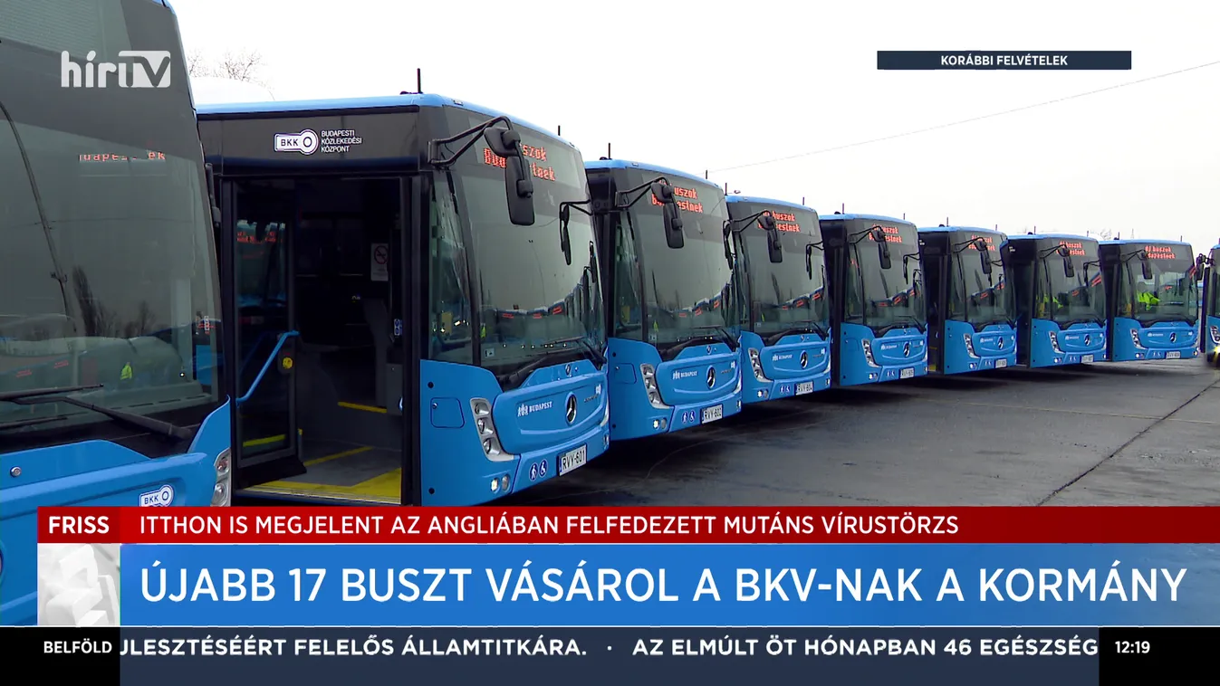 Újabb 17 buszt várásol a BKV-nak a kormány