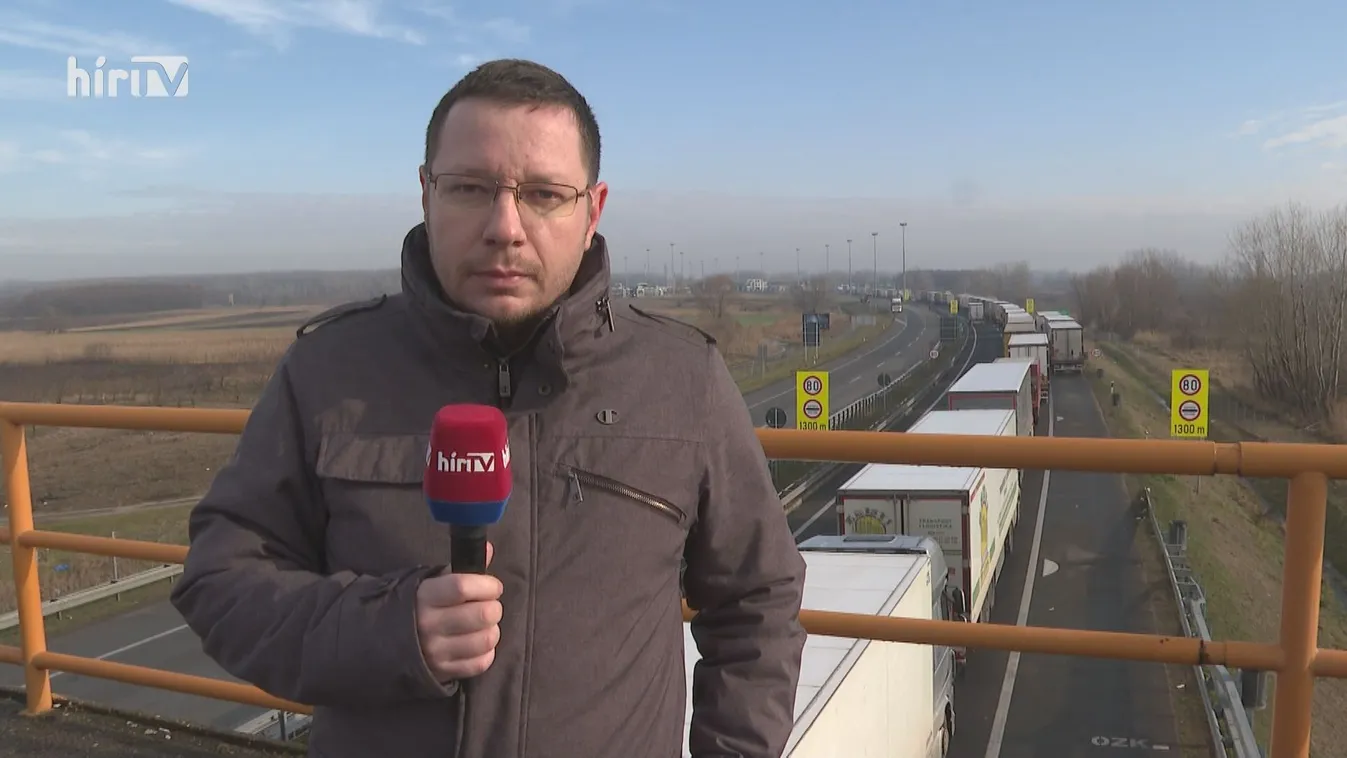 Többórás várakozás Horgosnál