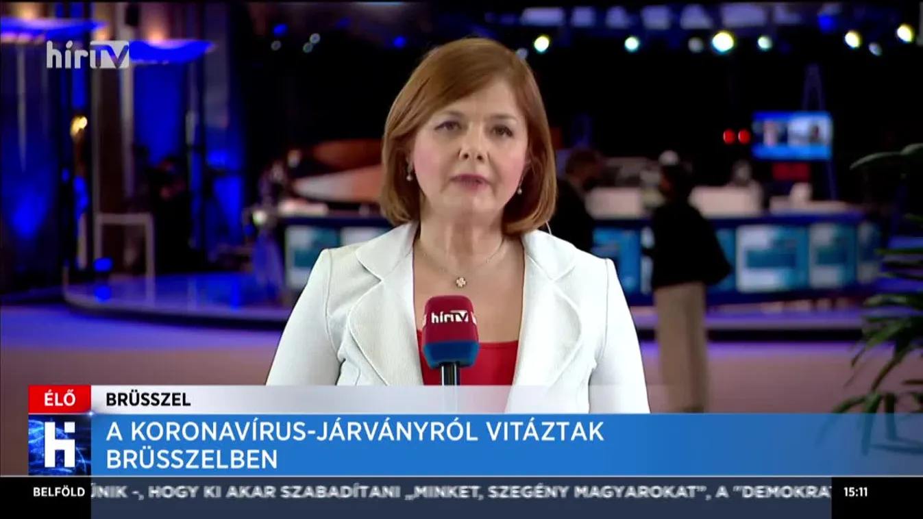 A koronavírus-járványról vitáztak Brüsszelben