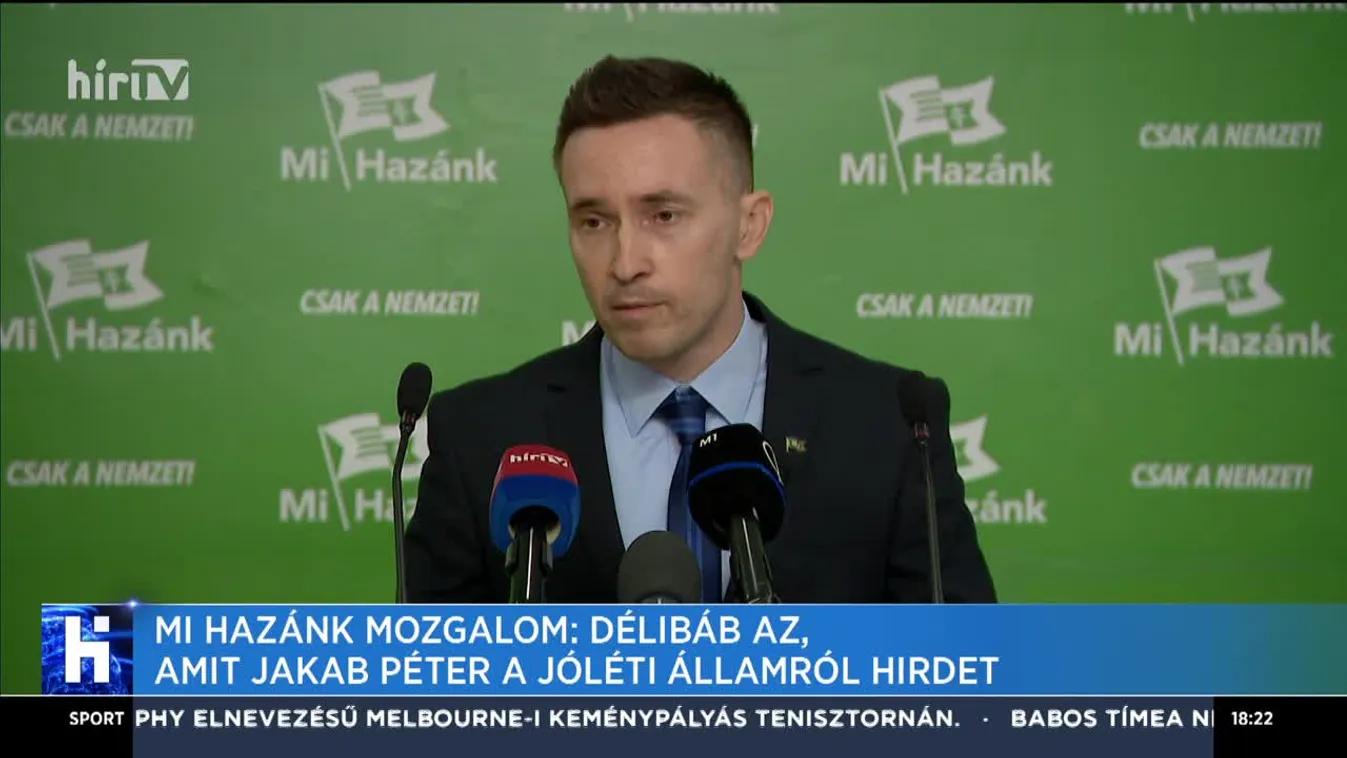Mi Hazánk Mozgalom: Délibáb az, amit Jakab Péter a jóléti államról hirdet