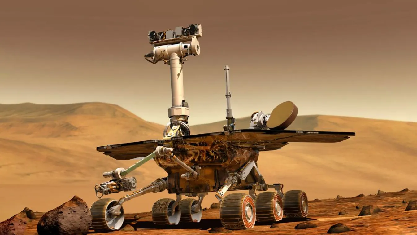 Nagyfelbontású panorámafelvételt küldött a marsjáró