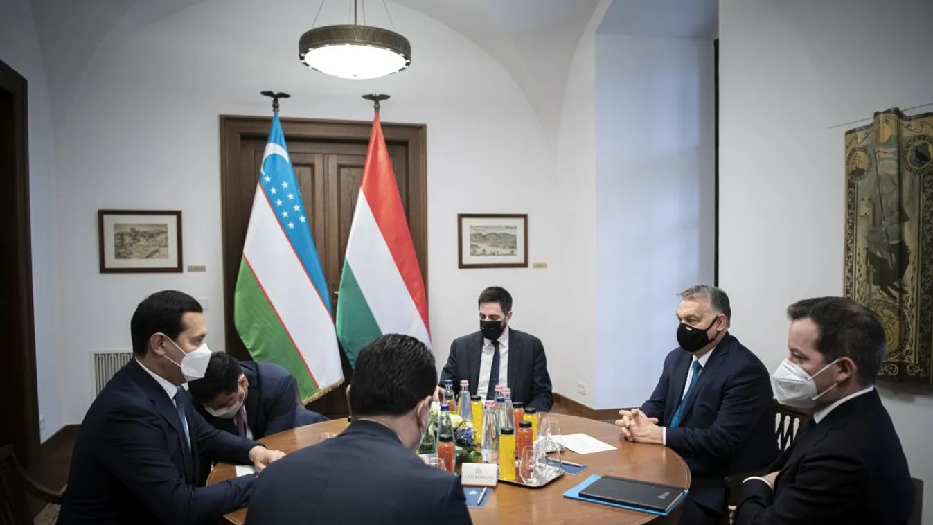 Az üzbég miniszterelnök-helyettessel tárgyalt Orbán Viktor