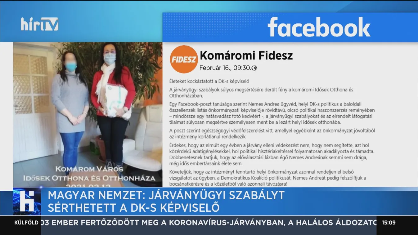 Magyar Nemzet: Járványügyi szabályt sérthetett a DK-s képviselő