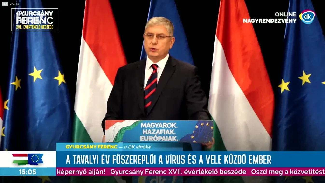 Gyurcsány Ferenc évértékelő beszéde (2021-02-13)