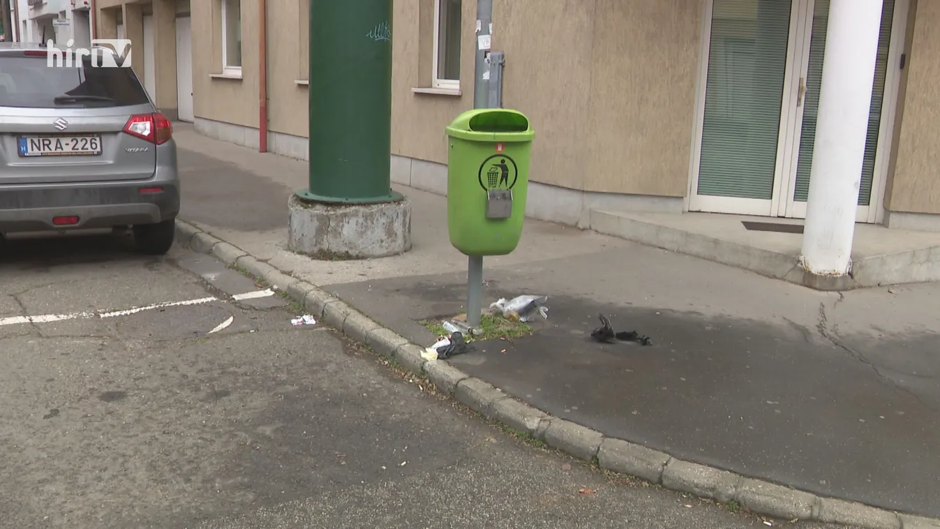 Az utcán gyűlik a szemét a leszerelt kukák miatt