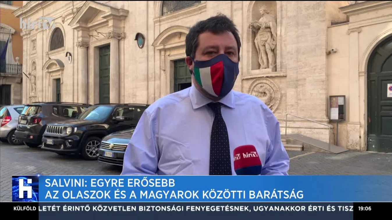 Salvini: Egyre erősebb az olaszok és a magyarok közötti barátság
