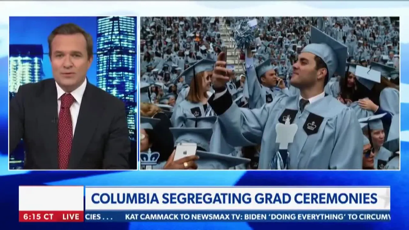 Newsmax: A Columbia Egyetem diplomaosztójának szegregációja