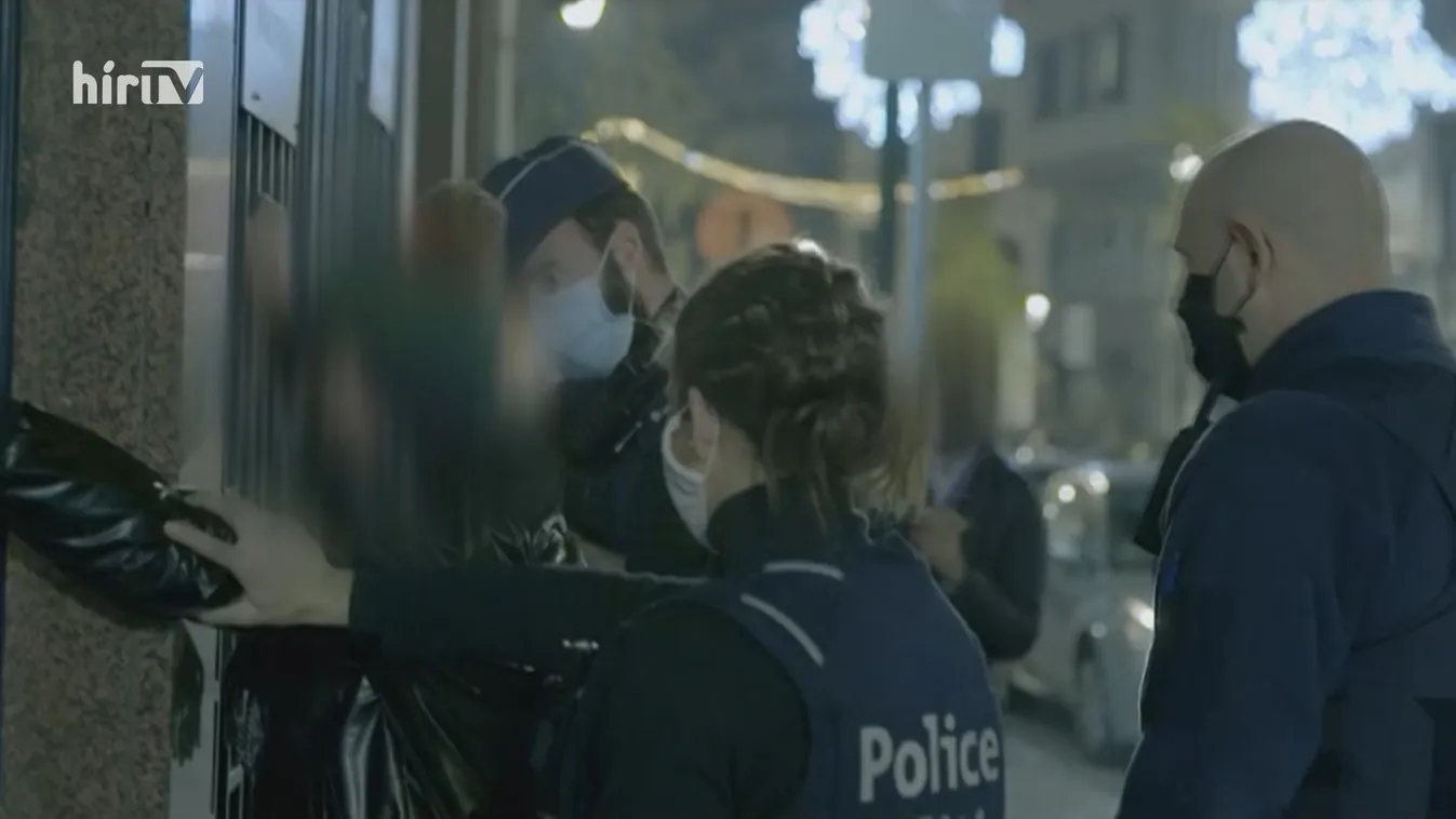 Véletlenül egy belga tévéstáb is jelen volt Szájer József igazoltatásakor