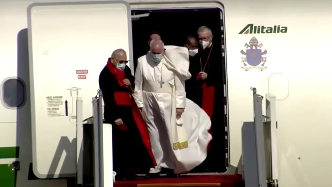 Történelmi jelentőségű látogatásra Irakba érkezett Ferenc pápa