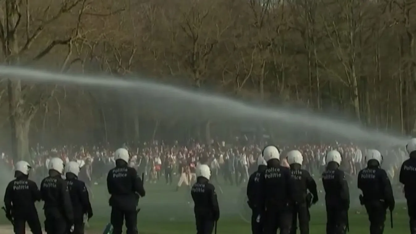 Ezrek buliztak illegálisan Brüsszelben