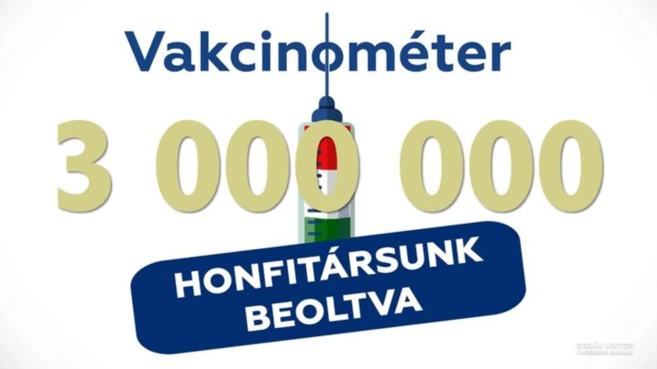 Orbán Viktor: Hárommillió beoltottal újabb mérföldkőhöz érkeztünk