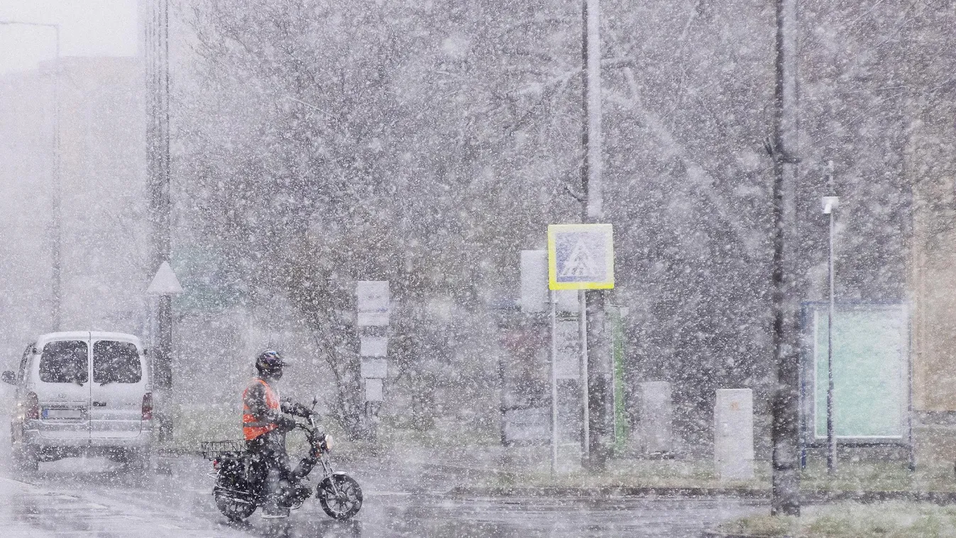 Az ország több pontján havazik