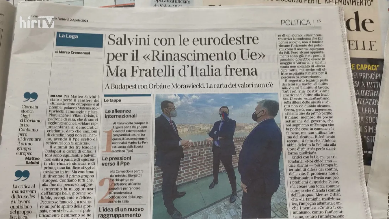 A kormányfő a konzervatív értékek megőrzése miatt szövetkezne Varsóval és Rómával