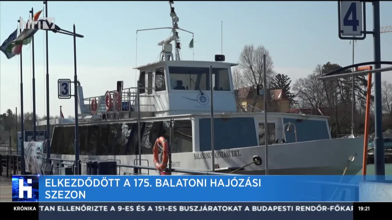 Elkezdődött a 175. balatoni hajózási szezon