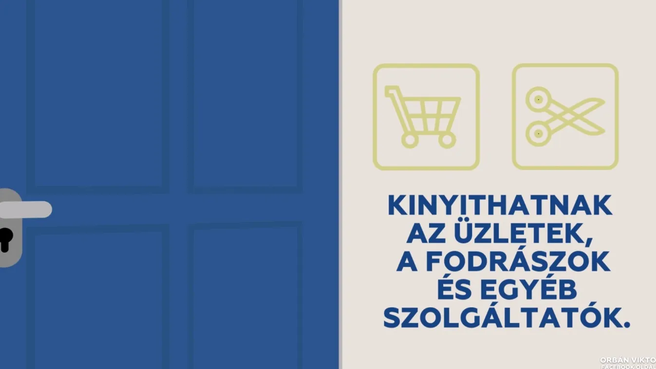 Orbán Viktor videóban mutatta be a lépcsőzetes újraindítást