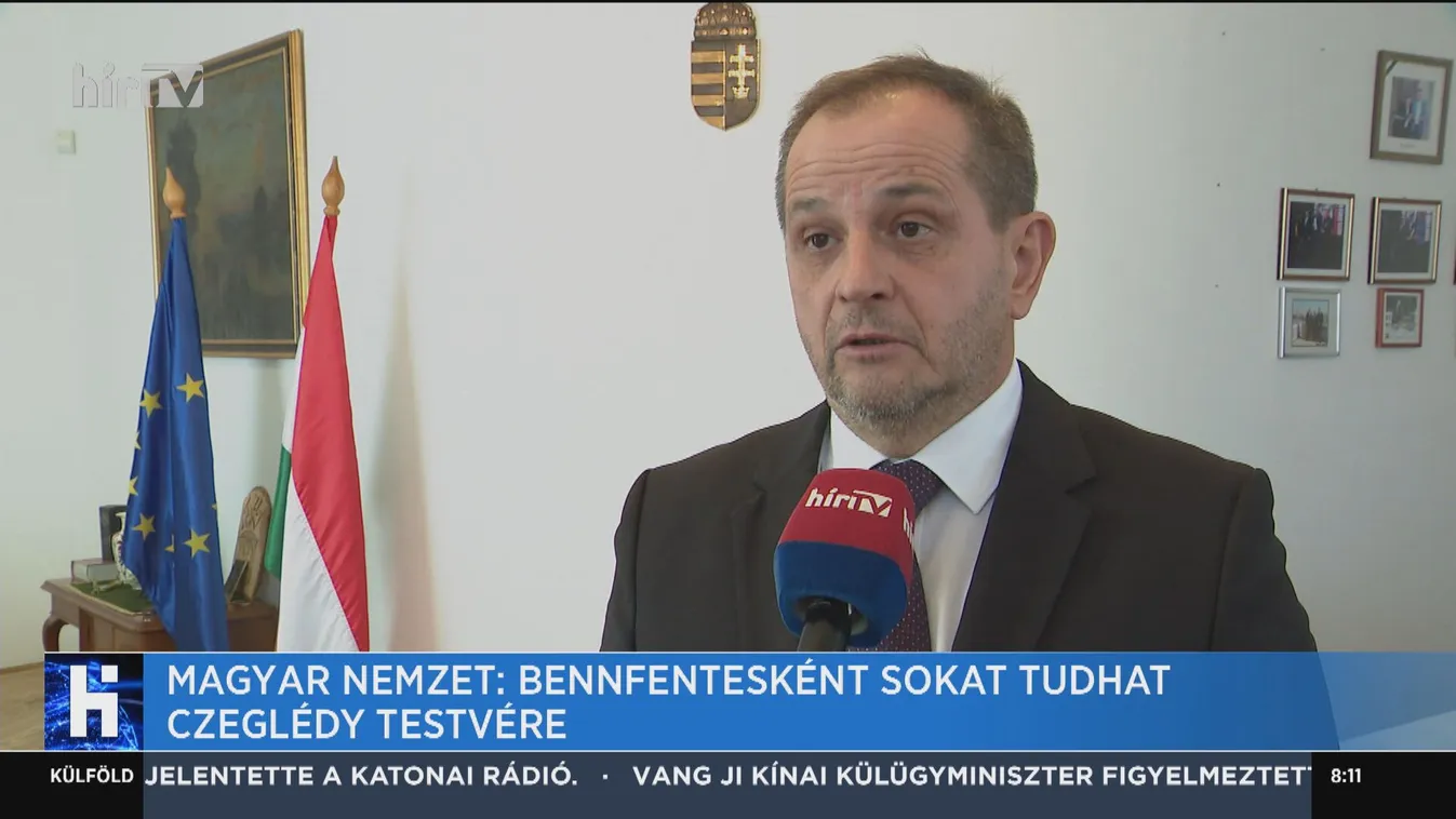 Magyar Nemzet: Bennfentesként sokat tudhat Czeglédy testvére