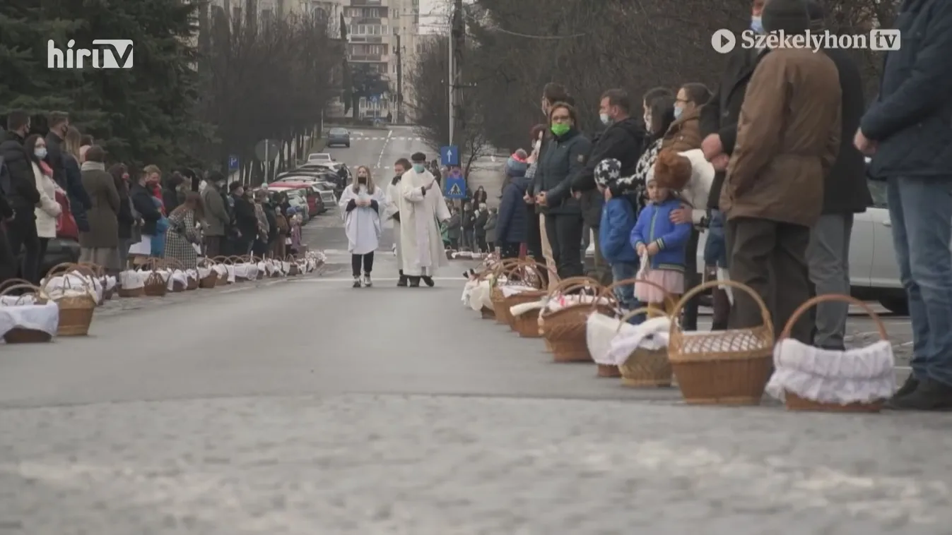 Csíkszeredában több mint 3500-an szenteltették meg az ételüket