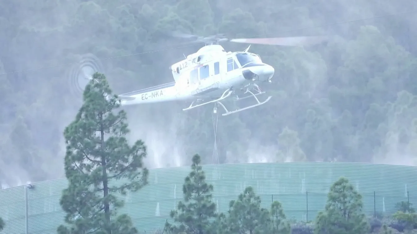 Erdőtűz pusztít Tenerifén