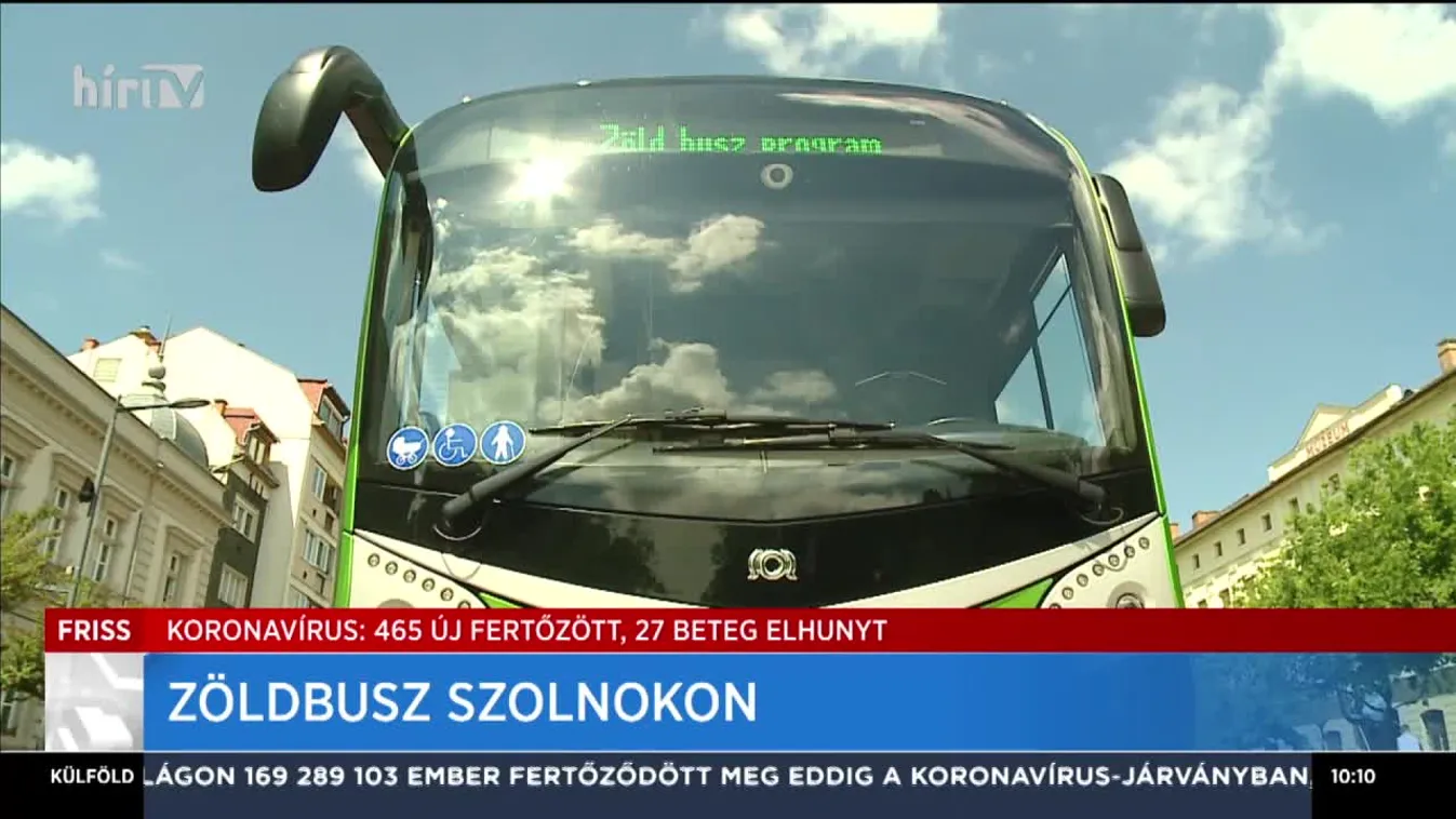 Szolnokon is beindult a Zöld Busz Program