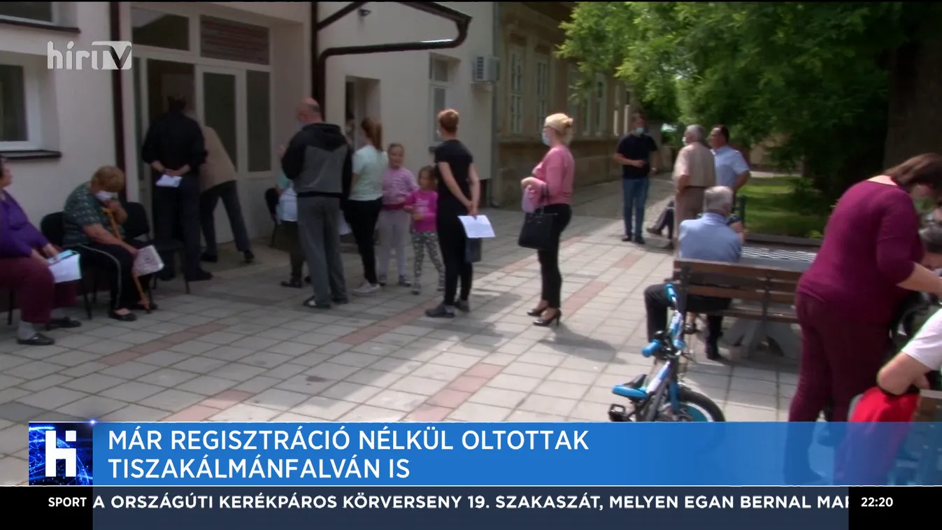Már regisztráció nélkül oltottak Tiszakálmánfalván is
