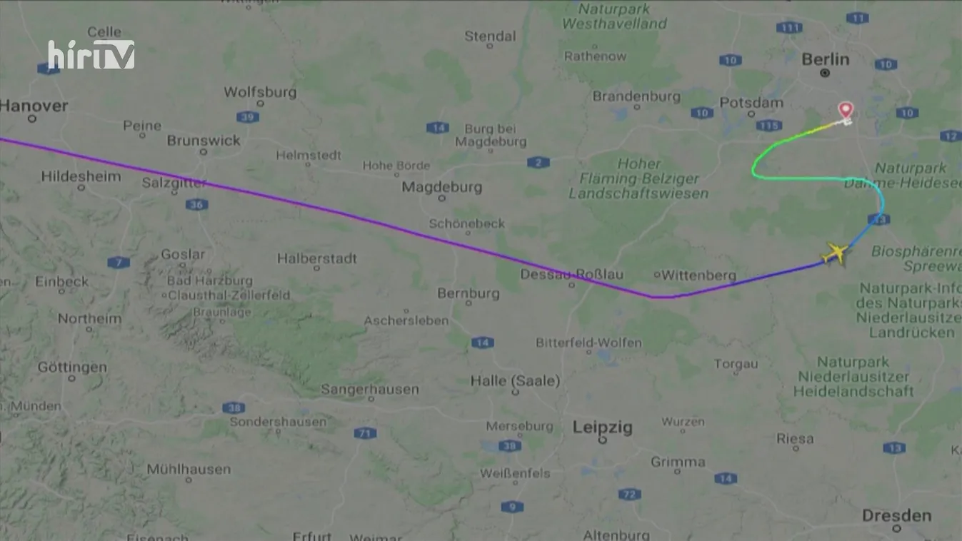 Kényszerleszállást hajtott végre egy repülőgép Berlinben