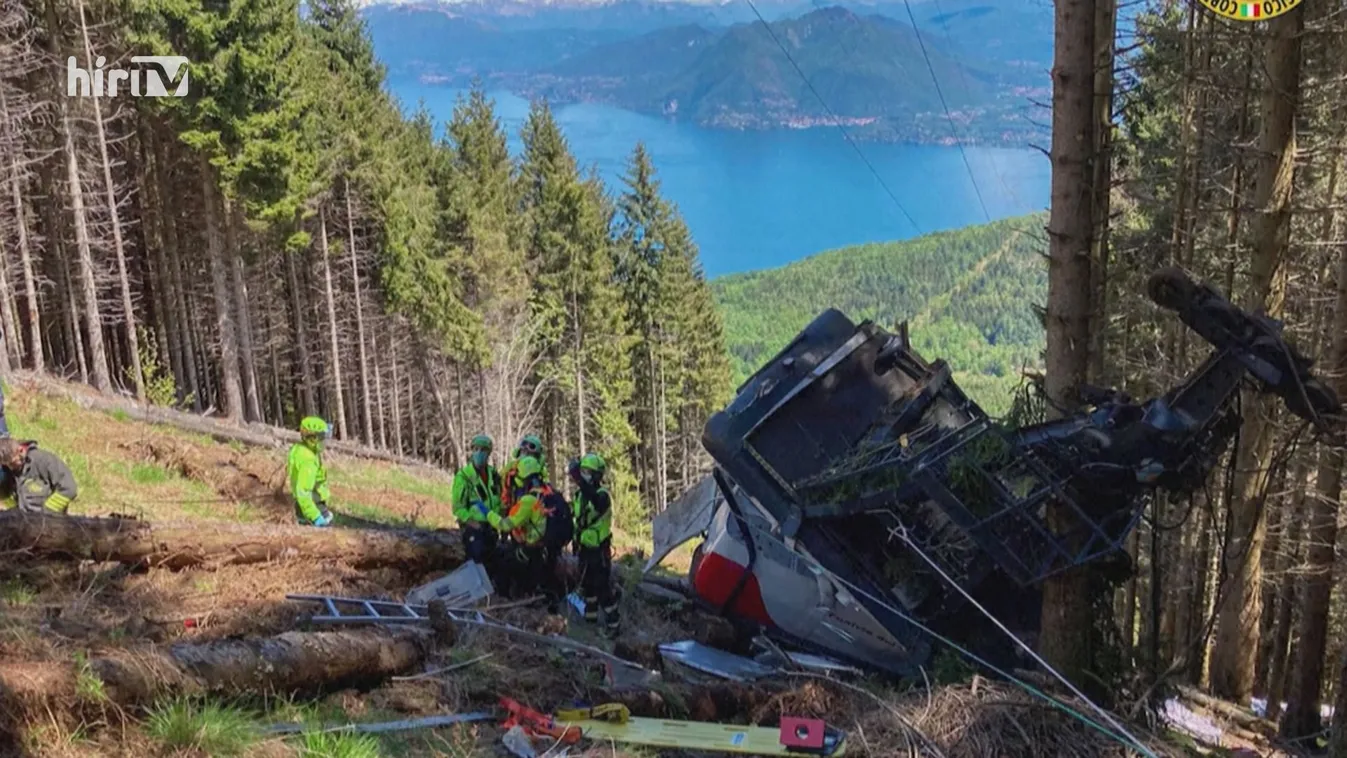 Mélybe zuhant a felvonó kabinja Észak-Olaszországban