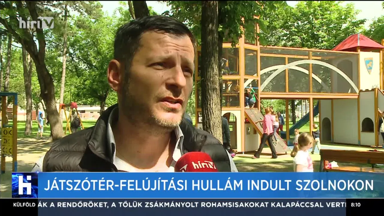 Játszótér felújítási hullám indult Szolnokon.