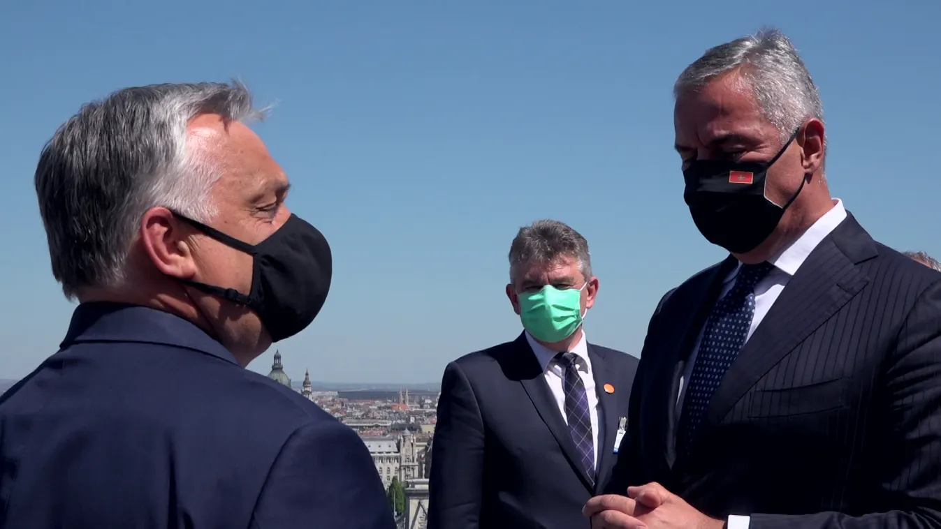 Orbán Viktor és Milo Dukanovic a Karmelita kolostorban tárgyalt